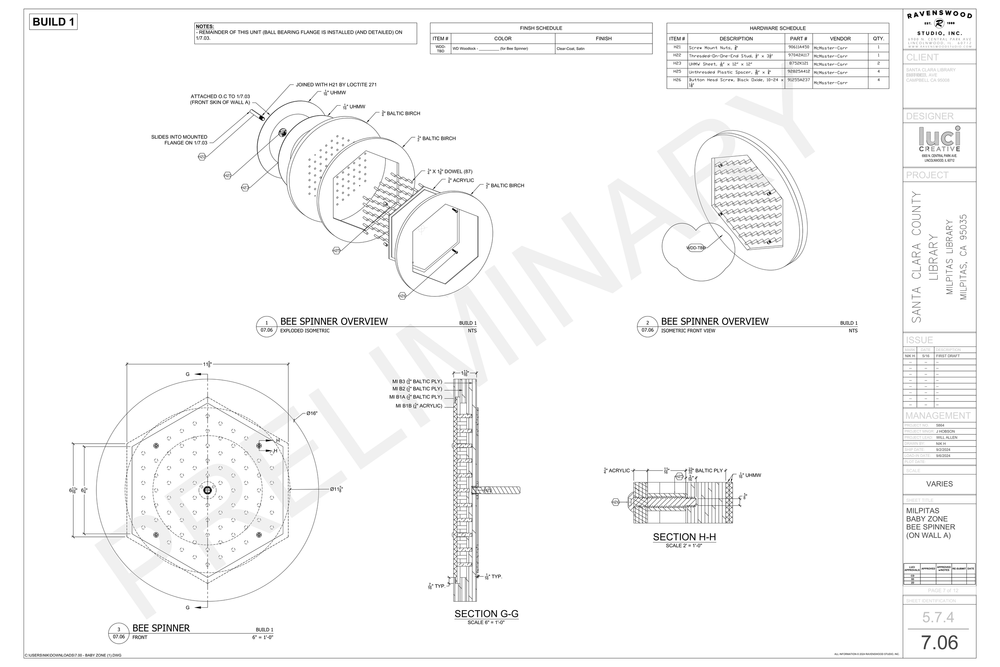 Baby Zone construction drawing detail